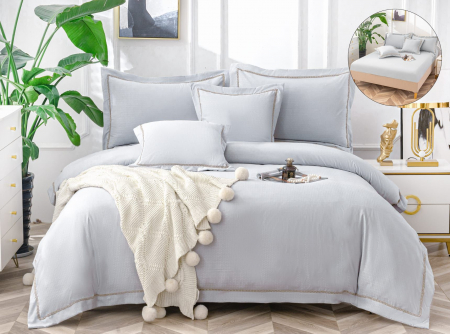 DORMITOR - LENJERIE BUMBAC NETED