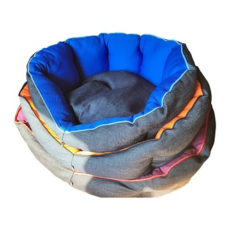 Coșulețe - Cosulet oval  cu vatelina multicolor