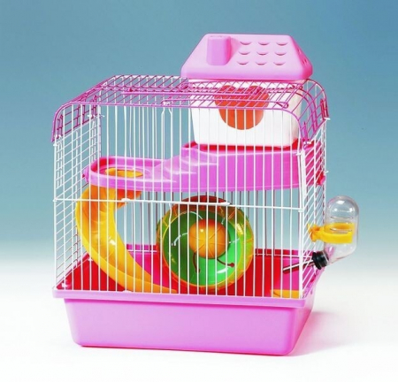 Custi si Accesorii - Colivie Gremi pentru Rozatoare, Dotat, 27 x 20 x 27 cm, K03