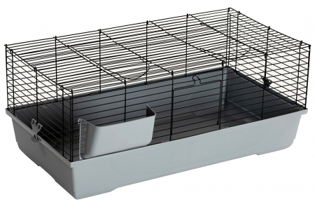 Custi si Accesorii - Cusca Cavia 100 pentru Rozatoare, 90 x 43 x 42 cm, Negru cu Gri, G140.37.6