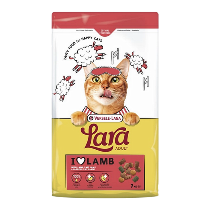 Hrana uscata pentru pisici, Lara adult, cu miel, 7 kg [1]