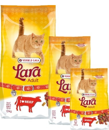 Hrana uscata pentru pisici,Versele Laga,  Lara Adult Beef, Vita-legume, 2 kg [1]