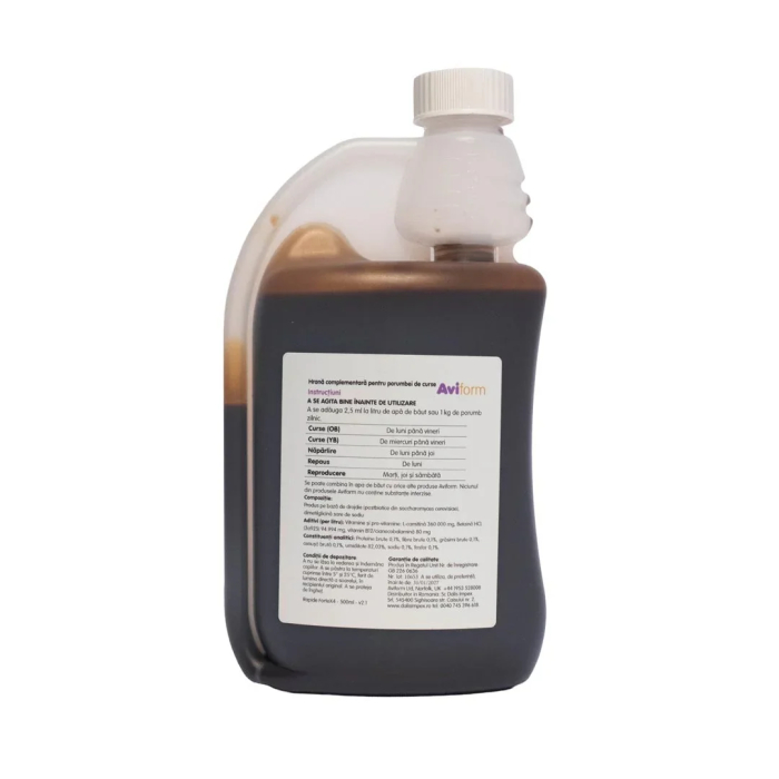 L-Carnitină pentru energie și rezistență porumbei, Aviform Rapide Forte X4,  500 ml [3]