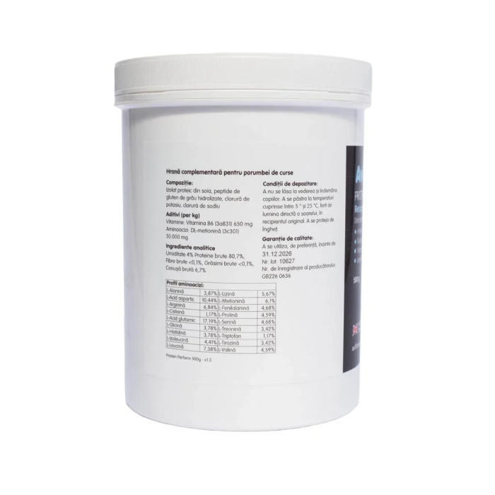 Proteine 84% pentru porumbei de curse, Aviform Protein Perform, 500 g [3]