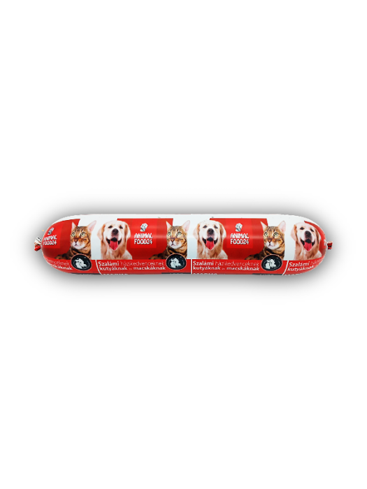 Salam pentru caini si pisici cu aroma de vita, Animal food, 1 kg [1]