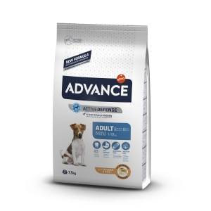 Hrana uscata pentru caini - Advance Dog Mini Adult 7 kg, hrana uscata caini talie mica, cu pui si orez