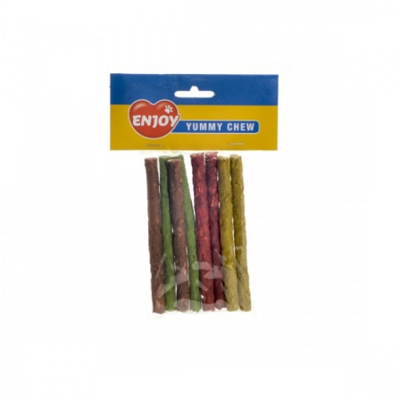 Suplimente pentru caini - Baton dentitie caini, Yummy Chew, Enjoy, 100 buc/set
