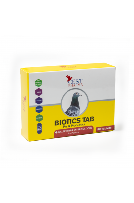 Suplimente pentru porumbei - Supliment Porumbei, Biotics Tab, 90 tablete