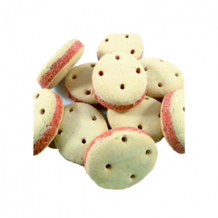 Recompense pentru caini - Biscuiti caini Sandwich Burger, variante red burger, red heart, 10 kg