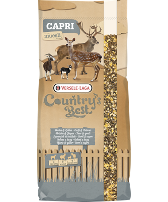 Furaje ovine - taurine - bovine - Hrană complementară pentru capre, căprioare, lame și alpaca, Caprimash 3&4 muesli, 20 kg