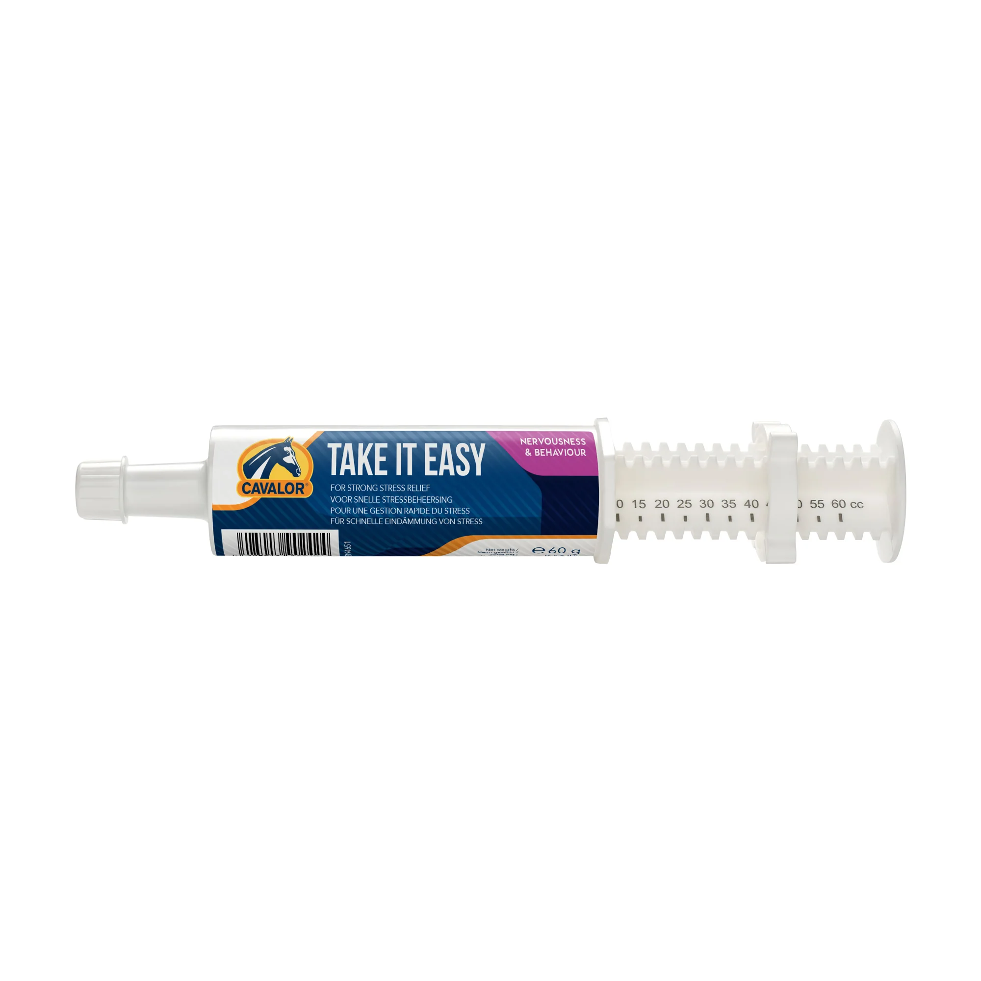 Suplimente pentru cai - Cavalor Take It Easy 60 gr, pentru calmare rapida a cailor, Versele Laga