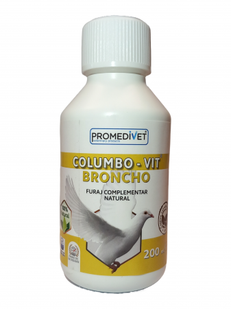 Suplimente pentru porumbei - Columbo-Vit Broncho, Promedivet, 200 ml