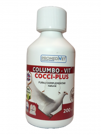 Suplimente pentru porumbei - Columbo-Vit Cocci-Plus, Promedivet, 200 ml