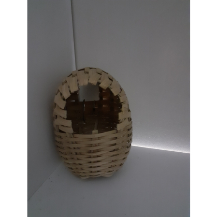 Ingrijire si Accesorii pentru pasari exotice - Cuibar ratan exotic, pentru perusi, canari si cinteze