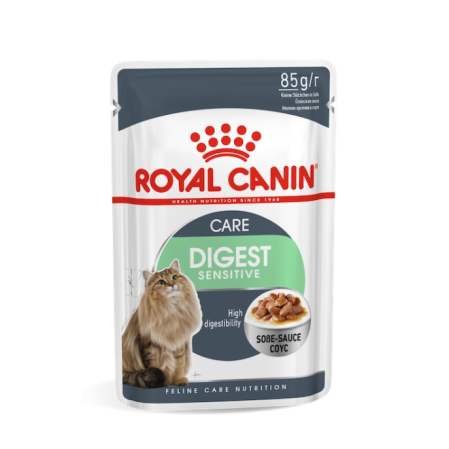 Hrana umeda pentru pisici - Hrana Pisica, Digest Sensitive Gravy, Plicuri 85grX12buc/set