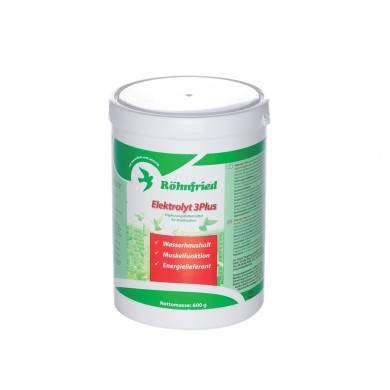 Suplimente pentru porumbei - Elektrolyt 3 Plus, Rohnfried, 600 gr, supliment porumbei electroliti
