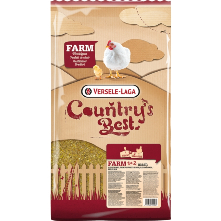 Furaje pui - Farm 2 Pro Growth 20 kg, furaj pui brizurat, proteina 18,8 %, Versele Laga