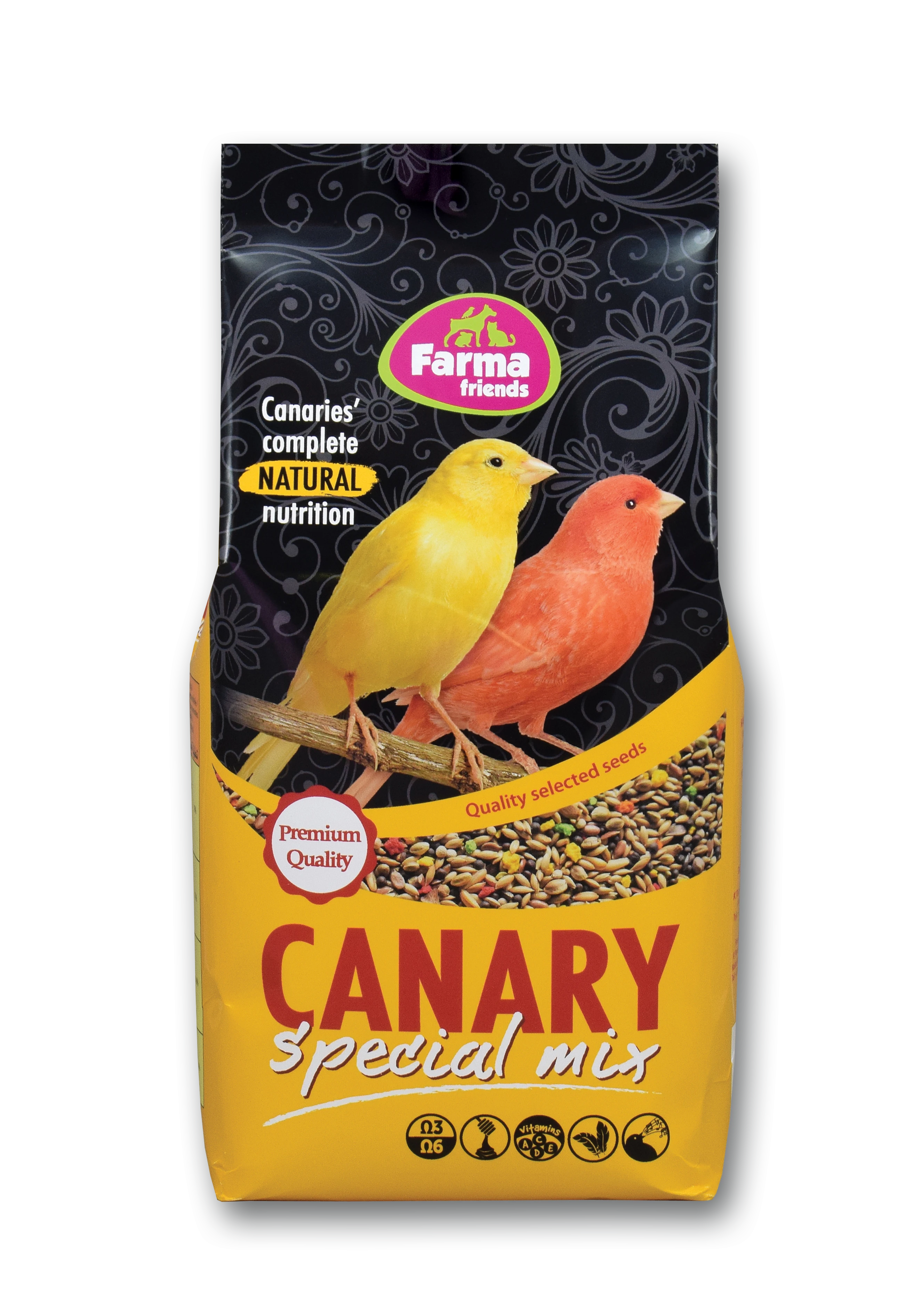 Hrana pentru pasari exotice - Hrana Canari, Farma Canary Special Mix, 1kg