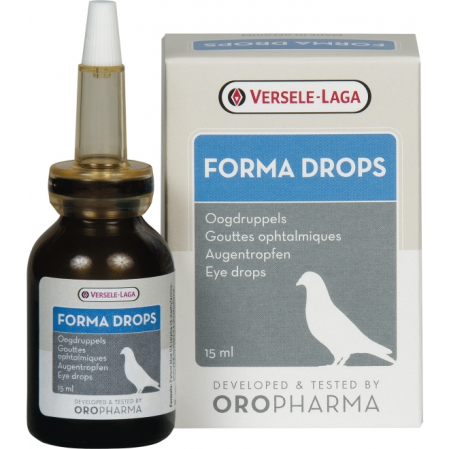 Suplimente pentru porumbei - Forma Drops 15 ml, picaturi ochi porumbei Oropharma Versele Laga
