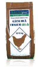 Furaje gaini - Furaj gaini outoare 21-5, negranulat, Salvafort, 10 kg