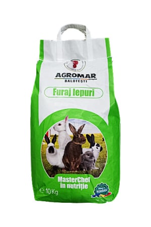Animale de ferma - Furaj iepuri, Agromar, 10 kg