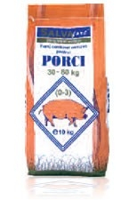Furaje porci - Furaj ingrasare porci 0-3 granulat, Salvafort, 10 kg