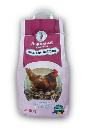 Animale de ferma - Furaj pentru gaini ouatoare, Agromar, 10 kg