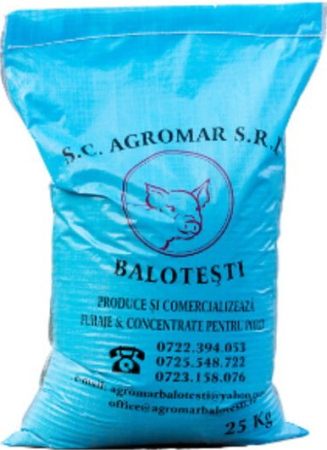 Animale de ferma - Furaj porci ingrasare, Agromar, 25kg