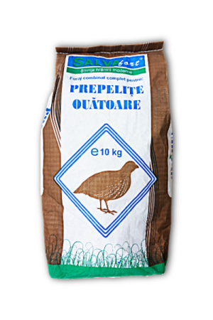 Animale de ferma - Furaj prepelite ouatoare P3 brizurat, Salvafort, 10 kg