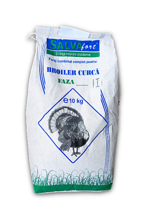 Animale de ferma - Furaj pui curca faza I 27-4, brizurat, Salvafort, 10 kg