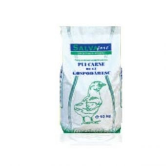 Furaje pui - Furaj pui de carne (gaina, rata, gasca) sub 30 de zile, brizurat 21-2 S, Salvafort, 10 kg