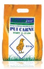Furaje pui - Furaj pui de carne sub 21 de zile 21-1 S, brizurat, Salvafort, 10 kg