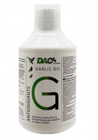 Suplimente pentru porumbei - Garlic Oil, Supliment Porumbei, Dac 500ML