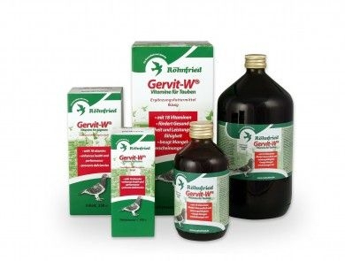 Suplimente pentru porumbei - Gervit-W Rohnfried 1000 ml, supliment porumbei 18 vitamine