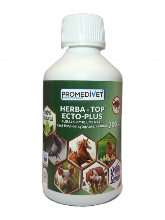 Casa si gradina - Herbatop Ecto Plus, Antiparazitar Oral, Promedivet, 100/200 ml