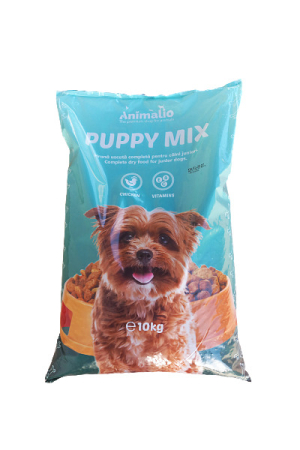 Caini - Hrana caini junior, Animalio Puppy Mix, 10 kg