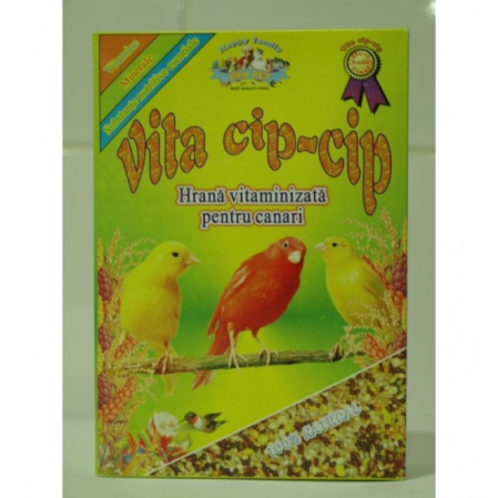 Hrana pentru pasari exotice - Hrana canari Vita Cip-Cip, 400 gr