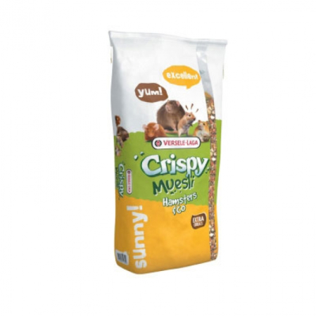 Rozatoare - Hrana hamsteri si gerbili Crispy Muesli, Versele Laga, 20 kg