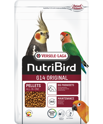 Hrana pentru pasari exotice - Hrana intretinere papagali mari, Nutribird G14 Original, 1 kg
