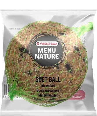 Hrana pentru pasari exotice - Hrana pasari salbatice bila cu seu de vita si seminte, Suet Ball, 500 gr