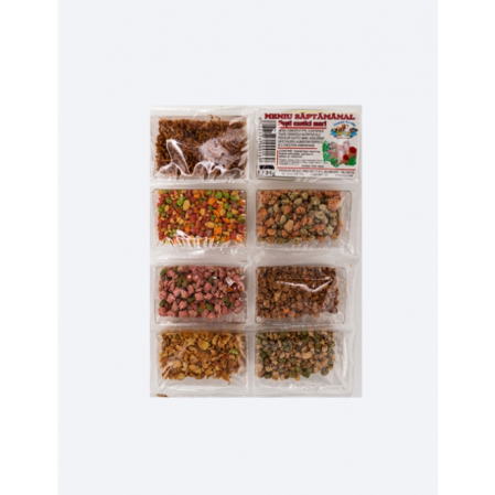Pesti - Hrana pesti exotici mari, meniu saptamanal, 20 g set 10 buc