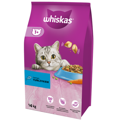 Pisici - Hrana Pisica Adult, Whiskas cu Ton, 14 kg
