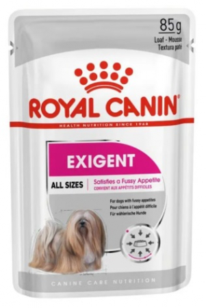 Hrana umeda pentru caini - Hrana Umeda Caini, Plic Exigent, 12 x 85g