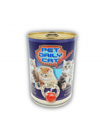 Hrana umeda pentru pisici - Hrana umeda pentru pisici junior, cu ficat, Pet Daily Cat, 415 g
