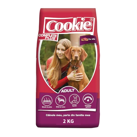 Hrana uscata pentru caini - Hrana Uscata Caini, Cookie Adult, Vita, 2 kg