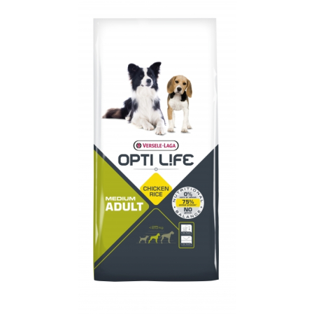 Hrana uscata pentru caini - Hrana uscata caini talie medie Opti Life Medium, Versele Laga, 12,5 kg