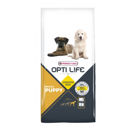 Hrana uscata pentru caini - Hrana uscata catelusi talie mare Opti Life Maxi Puppy, Versele Laga, 12,5 kg