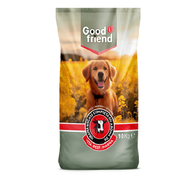 Hrana uscata pentru caini - Hrana uscata Good Friend cu vita,  10 KG