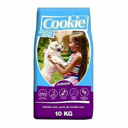 Hrana uscata pentru caini - Hrana uscata pentru caini, Cookie Junior,10 KG