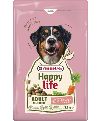 Hrana uscata pentru caini - Hrana uscata pentru caini, cu miel, Happy Live, 12.5 kg